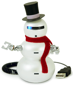 The ThinkGeek USB Snowbot